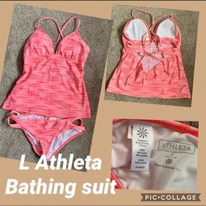 Athleta Tankini Top and Bottom Swimsuit
